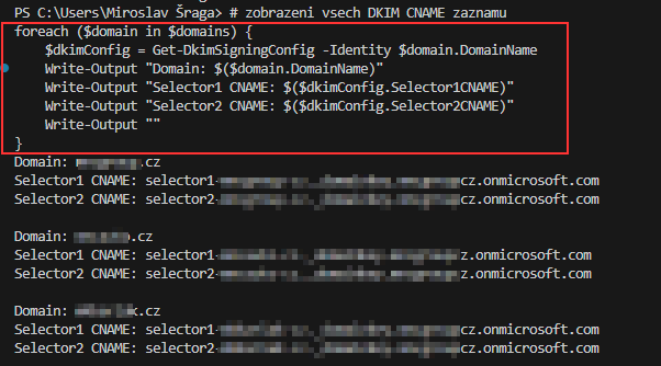 Get-DkimSigningConfig
