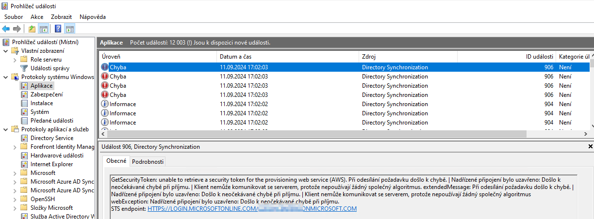Event log viewer