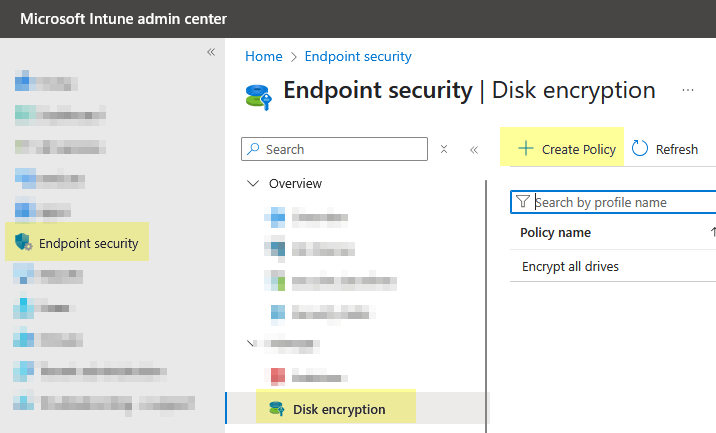 Microsoft Intune - Endpoint security